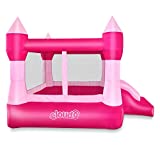 Cloud 9 Princess Bounce House - Inflatable Pink Castle Without Blower